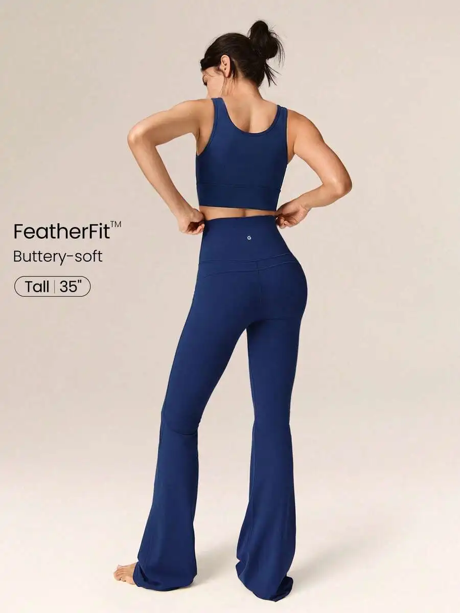 Ultra Long Flare Leggings For  - Pilates And Yoga Studio recensione e prezzo